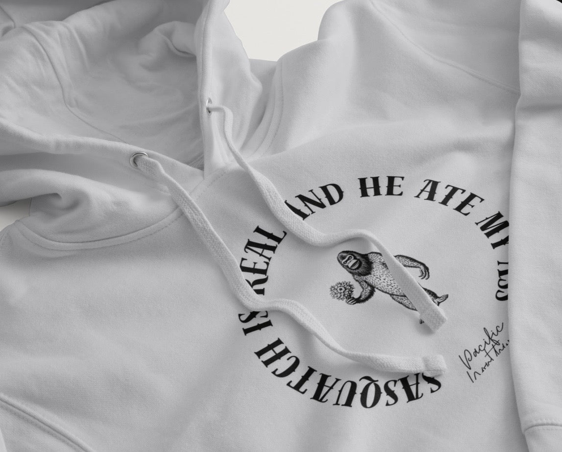 Over sized hoodie " Sasquatch ate my ass”