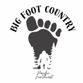 Big foot country sticker