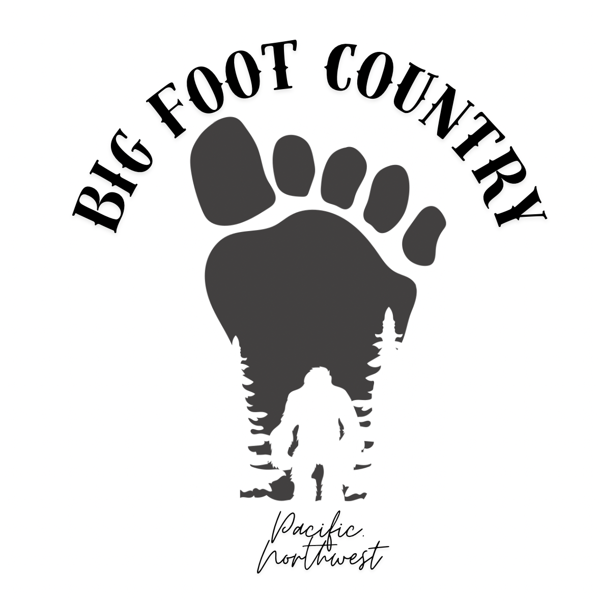 Big foot country sticker