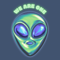 “We are one” gloss finish sticker